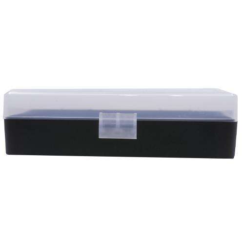 Misc. Accessories Berrys Mfg Ready Series 408 - .40 S&W/.45 ACP 50rd Clear/Black ammo box